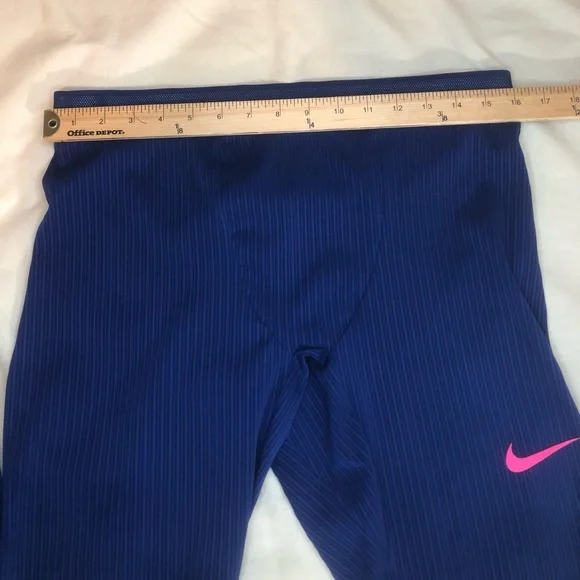 Nike 2023 Pro Elite Rosa Team Long Tights Blue Mens Size XXL New DX9059-000